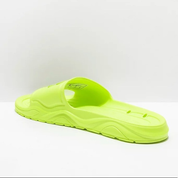 Champion Men’s Hydro C Side Sandals Neon - Picture 2 of 9
